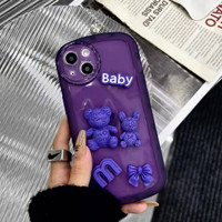 قاب Purple baby همراه حلقه قلب 