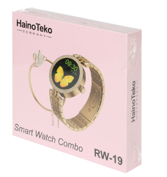 ساعت هوشمند Haino Teko مدل RW-19 - رزگلد (گارانتی شش ماهه شرکتی)